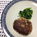 おはなすき's cooksnap of when they made ふっくらジューシーな豚ひき肉ハンバーグ！.