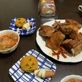 にゃあししまる's cooksnap of when they made ハロウィン★かぼちゃのクリチ茶巾サラダ.