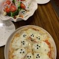 yebisu0408's cooksnap of when they made ハロウィンパーティーのゴーストピザ.