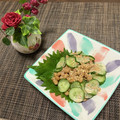 Laufen's cooksnap of when they made *きゅうりと納豆のゴマドレ和え*.