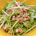 クックLDX6TD☆'s cooksnap of when they made 超簡単♪サラミと水菜のシーザー風サラダ☺.