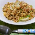 ｇａｂｉｂｉ's cooksnap of when they made 焼肉のタレでレタス炒飯★.