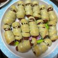 Minnie･∀･★'s cooksnap of when they made ハロウィン♪ソーセージミイラ☆.