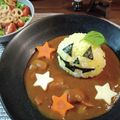 パピパピくん's cooksnap of when they made デコカレー＊ハロウィンパンプキン.
