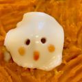 ヒロ♪エリ's cooksnap of when they made ハロウィン★ミートボールDEおばけちゃん.