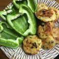 手抜きクック's cooksnap of when they made 孤独のグルメ☆鶏塩つくねのピーマンのせ.
