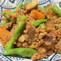 クックM6DK2O☆'s cooksnap of when they made 簡単【茄子・南瓜・しし唐・肉味噌がらめ】.