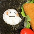 チョコママ★'s cooksnap of when they made くり抜きおばけちゃん★ハロウィンキャラ弁.