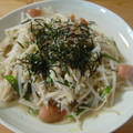 Nekozame's cooksnap of when they made もやしでお安くお好み風炒め☺.