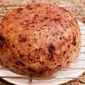 amoni's cooksnap of when they made 冷凍バナナとチョコの炊飯器ケーキ.