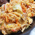 か～ぽ☆'s cooksnap of when they made 簡単・美味しい☆モヤシキムチの卵とじ.