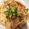 ♡まーちゃん♬'s cooksnap of when they made 5分でできる豚こまとエリンギともやし炒め.