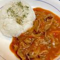 やよい・M's cooksnap of when they made ルー＆水なし♪圧力鍋でうまいハヤシライス.