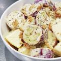 クックUR9L2V☆'s cooksnap of when they made デリ風★リンゴとさつまいものサラダ.