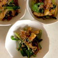 きなこ's cooksnap of when they made 小松菜と油揚げのおかか炒め.