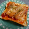 卯月のうさぎ２０１４'s cooksnap of when they made 絶品簡単！ソーセージピザトースト.
