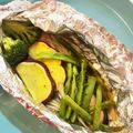 みなとのまんま's cooksnap of when they made 彩り野菜で鮭のホイル焼き.