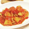 LunaJuno's cooksnap of when they made じゃが芋のトマト煮込み♬*.