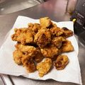 月✳Iris's cooksnap of when they made 袋に入れて揚げるだけ！卵無し簡単ザンギ.