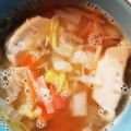 クックRYママ's cooksnap of when they made プリプリ餃子の酸辣湯☆.