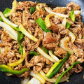 ○●ちょこ●○'s cooksnap of when they made 牛肉と玉ねぎとピーマンのオイスター炒め.