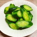 のんべぇヒロ's cooksnap of when they made おかずはいらない❣きゅうりの浅漬け.