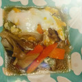 世界の中心's cooksnap of when they made きのこと根菜の卵とじ丼.