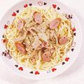 みぽぽ37's cooksnap of when they made ベーコンのクリームジェノベーゼパスタ.