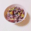 まあまま☆0403's cooksnap of when they made 黒米とさつま芋の炊き込みごはん.