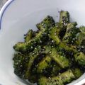 sasa0710's cooksnap of when they made ゴーヤ黒ゴマきんぴら.