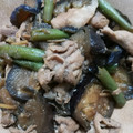 クックHBQ370☆'s cooksnap of when they made なすとしゃぶしゃぶ肉のしぐれ煮.