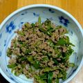 ピョンちゃん★'s cooksnap of when they made 合挽き肉とピーマンだけ☆簡単★スタミナ丼.