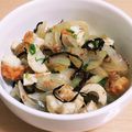 すずなまり's cooksnap of when they made レンチン☆玉ねぎとちくわの塩昆布和え.