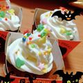 ちかﾁｬﾝ☆'s cooksnap of when they made ハロウィン♪ホイップおばけのカップケーキ.