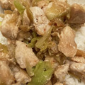 grinber's cooksnap of when they made 鶏もも肉と長ネギの醤油炒め.