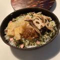 ラクラクダ's cooksnap of when they made ごぼうのバルサミコソテー蓮根チップス添え.