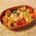 yesmama's cooksnap of when they made お弁当に☆しめじとウインナーでどんぐり♪.