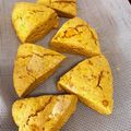 ★MahaLua★'s cooksnap of when they made HMで作る簡単かぼちゃスコーン.