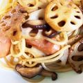 67luna's cooksnap of when they made 【時短】蓮根とベーコンの和風パスタ.