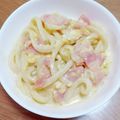 ＊なぁ＊'s cooksnap of when they made 超簡単！和風カルボナーラ風うどん.