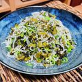 料理男子部🍻's cooksnap of when they made 簡単！しらたき・辛子高菜・しらす炒め.
