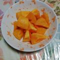 くネコまろす's cooksnap of when they made 旬の柿！簡単☆種の取り方・切り方.