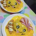 ひとみn♪'s cooksnap of when they made ハロウィン★オムライスDEおばけちゃん.