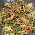 HomaRuu's cooksnap of when they made しらたきとひき肉のチャプチェ風.