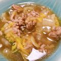 コアツコあきてぃー's cooksnap of when they made 簡単スピーディー☆白菜のひき肉煮込み.