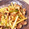 aoyuzu's cooksnap of when they made 簡単 じゃがいもと豚肉でチンジャオロース.