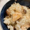 じゅりとめい's cooksnap of when they made 鮭の北海道♪バターガーリックライス.