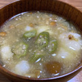 お塩と砂糖's cooksnap of when they made なめことオクラととろろのお味噌汁.