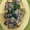 ささささ＆＊'s cooksnap of when they made 長ねぎとせせりの塩炒めレモン風味.