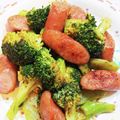 アシマリ22's cooksnap of when they made ウインナーとブロッコリーのカレーマヨ炒め.